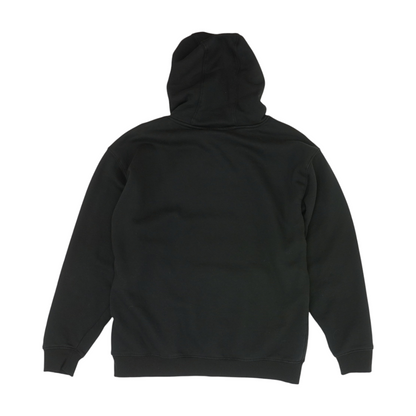Black Solid Hoodie Pullover