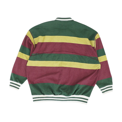 Multi Striped Long Sleeve Polo