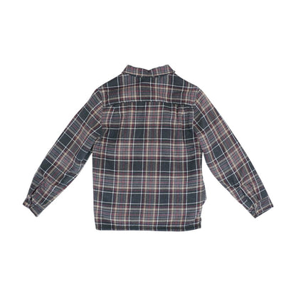 Gray Plaid Lightweight Jacket