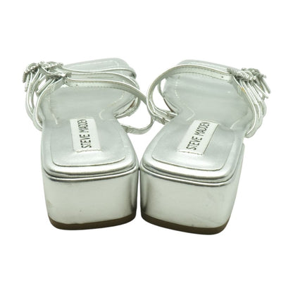 Silver Platform Sandals