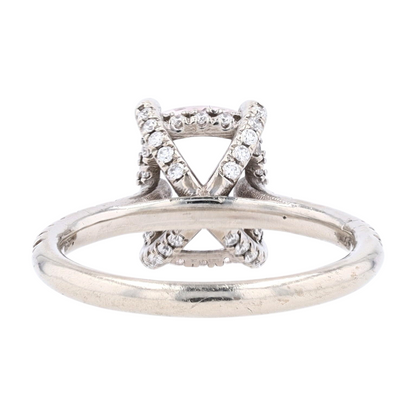 14K White Gold Morganite Fashion Ring