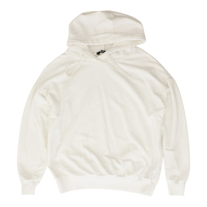 White Solid Hoodie