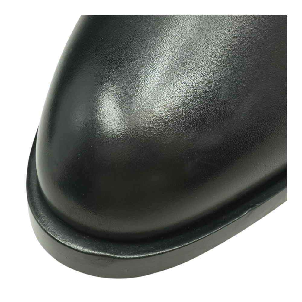 Interlocking CC Logo Moto Boots in Black