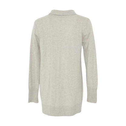 Gray Cardigan Sweater