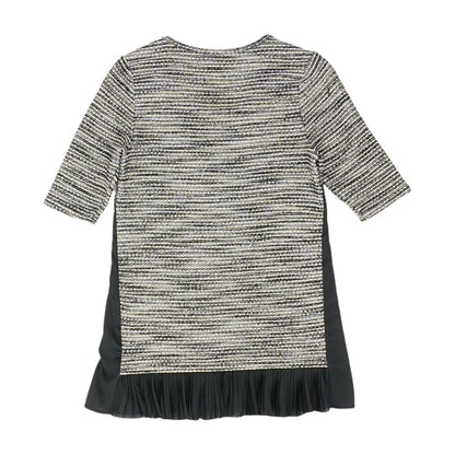 Black Striped Knit Top