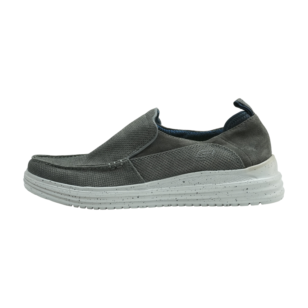 Gray Slip-On Casual Shoes