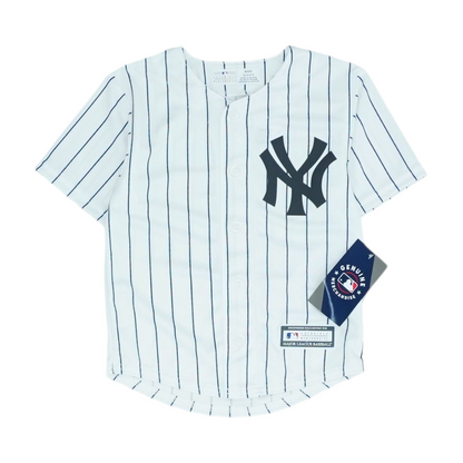 Boys' White New York Yankees Short Sleeve Jersey