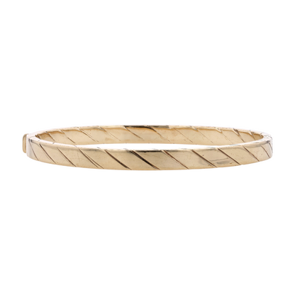 9K Yellow Gold Bangle Bracelet