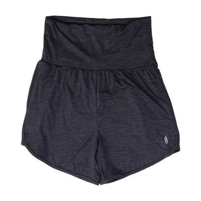 Green Solid Active Shorts