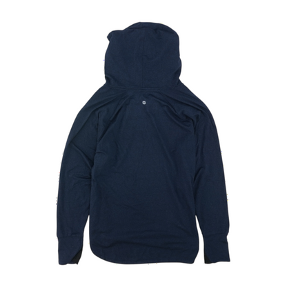 Navy Solid Hoodie Pullover