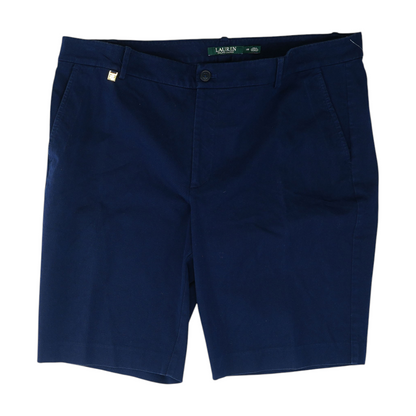 Navy Solid Chino Shorts