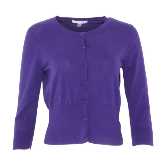 cabi Purple Cardigan Sweater – Image 1
