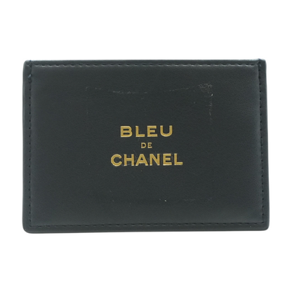Navy Bleu De Chanel Leather Card Holder