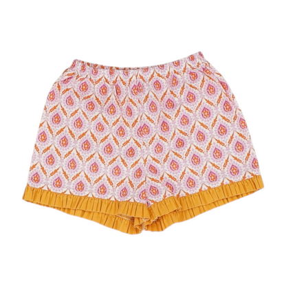 Pink Abstract Chino Shorts