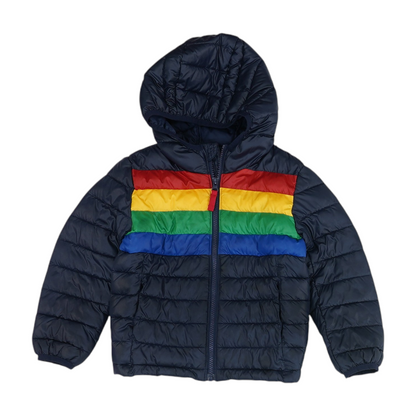 Navy Color Block Jacket