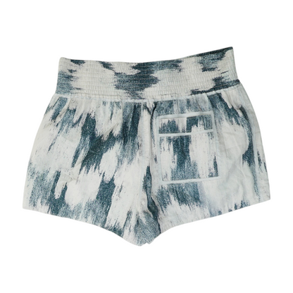 White Print Chino Shorts