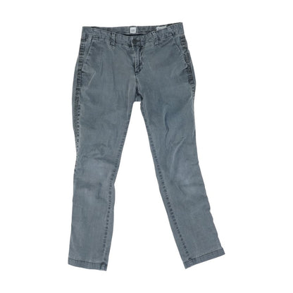 Gray Solid Chino Pants