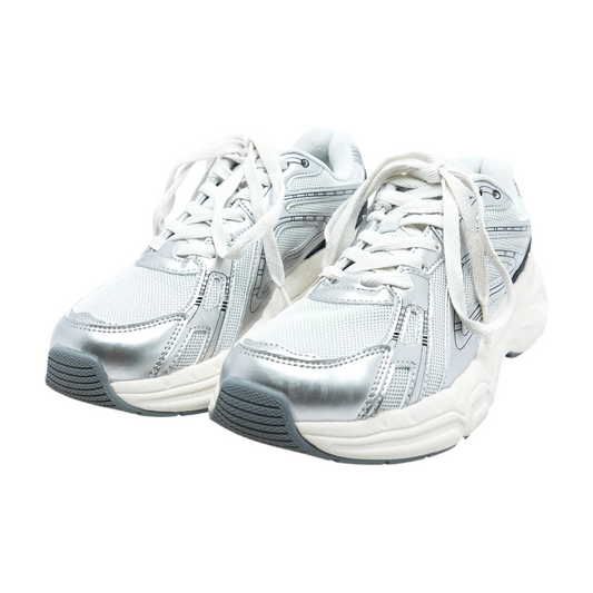 Silver Athletic Shoes