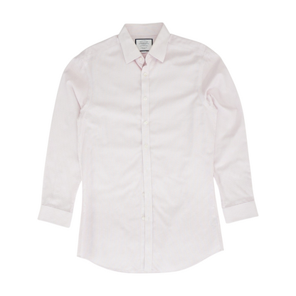 Pink Abstract Long Sleeve Button Down