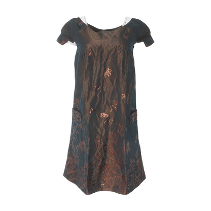 Bronze Mini Dress