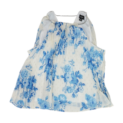 Blue Floral Blouse