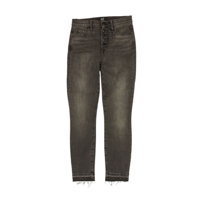 Black High Rise Skinny Leg Jeans