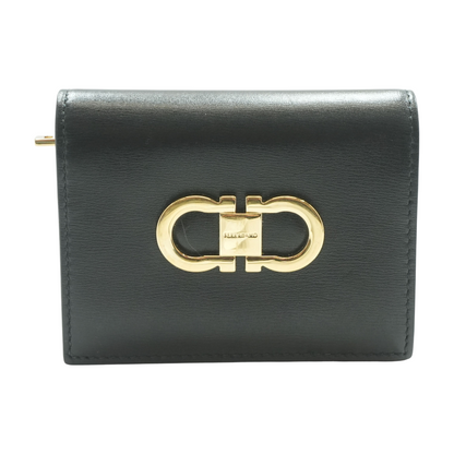 Black Gancini Compact Wallet
