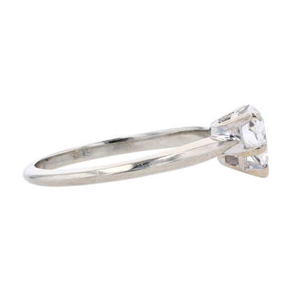 3/4 ctw 18K White Gold Diamond Engagement Ring