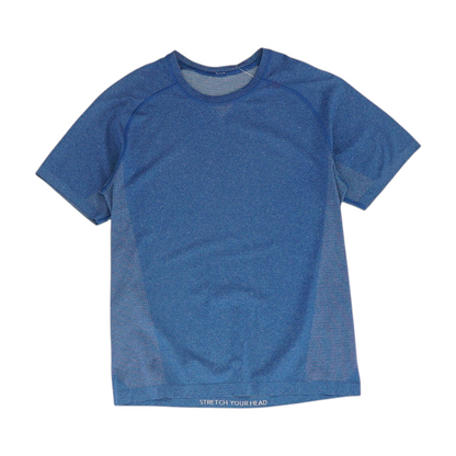 Blue Solid Active T-Shirt