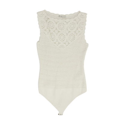 Ivory Bodysuit Blouse