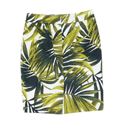 White Tropical Mini Skirt