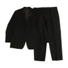 Black Long Solid Suit