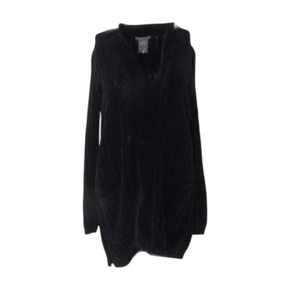 Black Cardigan Sweater