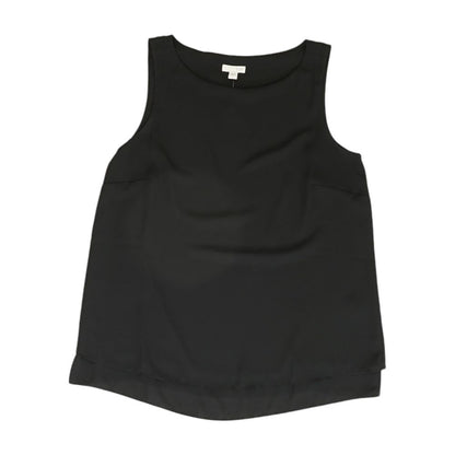 Black Solid Sleeveless Blouse
