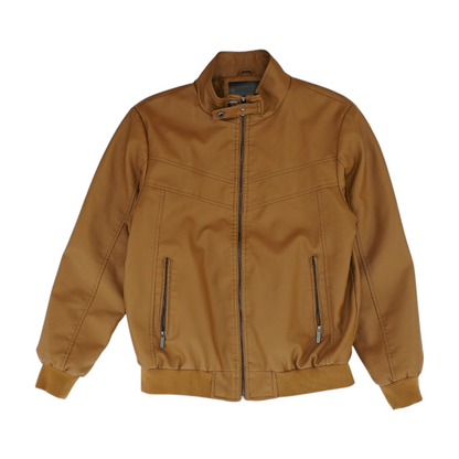 Brown Solid Jacket