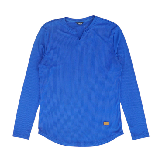 Blue Solid Active T-Shirt