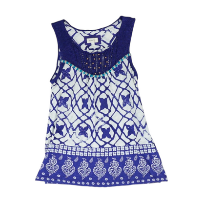 Blue Print Blouse