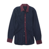 Navy Polka Dot Long Sleeve Button Down