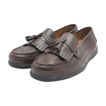 Brown Slip-On Dress Shoes