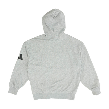 Gray Solid Hoodie Pullover