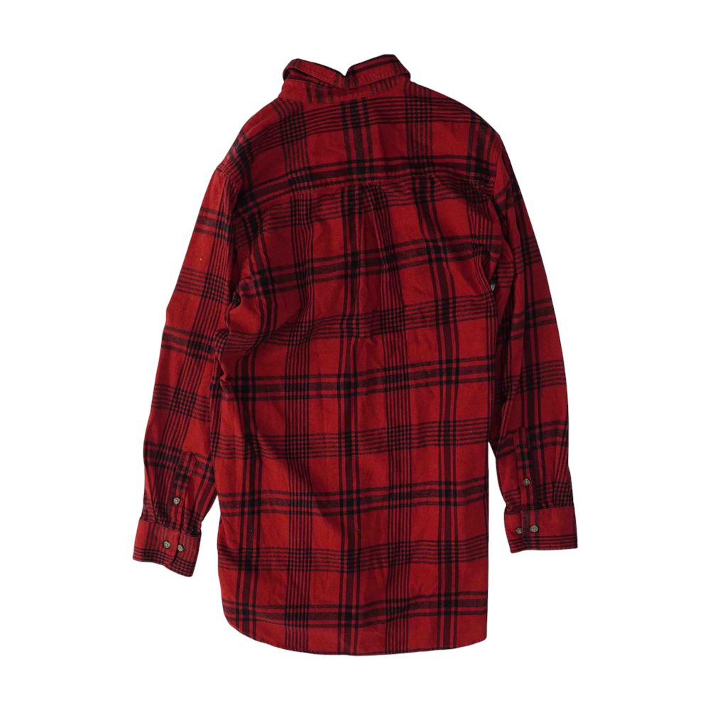 Red Plaid Flannel Button Down