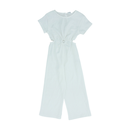 Ivory Short Sleeve One-Piece