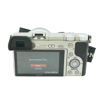 A6000 Mirrorless Camera with E 16-50mm f/3.5-5.6 PZ OSS Lens