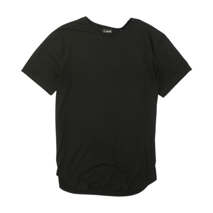 Black Solid Active T-Shirt