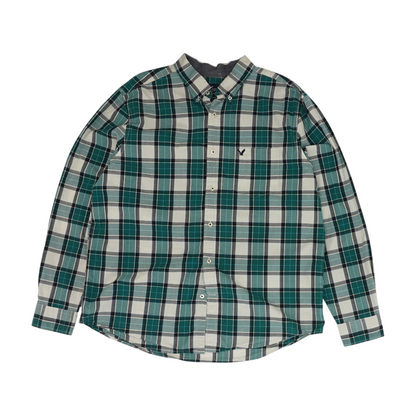 Multi Plaid Long Sleeve Button Down