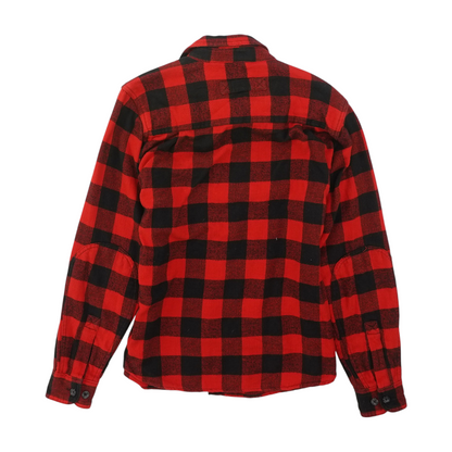 Red Check Flannel Button Down