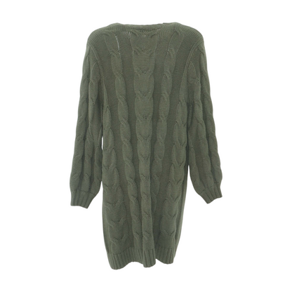 Green Plus Cardigan Sweater