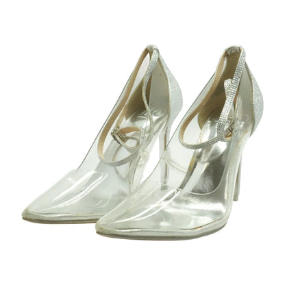 Silver Stiletto Heels