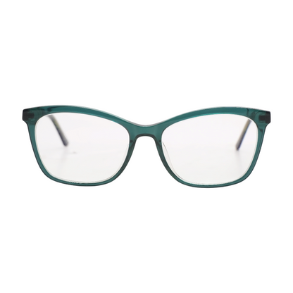 Green CK19529 Square Prescription Eyewear