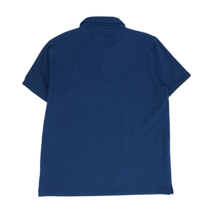 Navy Solid Short Sleeve Polo